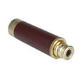 thumbnail image 2 of Brass Spyglass Telescope 25x30 Zoomable Handheld Monocular for Nautical Decor Travel Pirates Man's Gift Ideas(Gold), 2 of 6