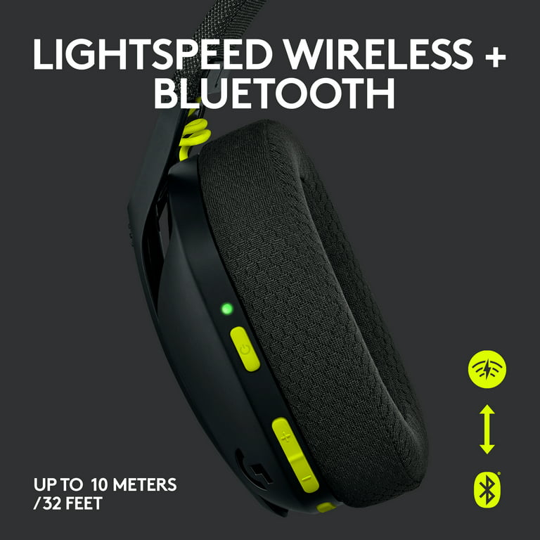 Logitech G435 LIGHTSPEED Cuffie Gaming Wireless Bluetooth, Over Ear  Leggere, Microfoni Integrati, Batteria da 18 Ore, Compatibile con Dolby  Atmos, PC, Windows/Mac, PS4, PS5, Nero - Bonehead System