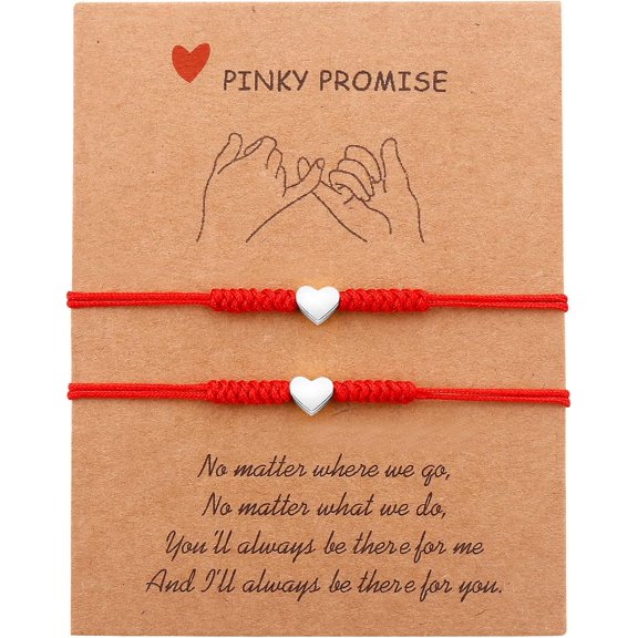 Mother's Day Gifts for Mom Red Thread String Mother and Daughter Matching Heart Bracelets Set of 2 Bracelet Mommy and Me Red Bracelet for Protection Bff Friendship Sister Bracelets