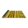 thumbnail image 2 of Ahgly Company Indoor Square Oriental Yellow Modern Area Rugs, 7' Square, 2 of 4