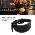 thumbnail image 3 of Ceinture de Musculation, Boucle en Acier Ceinture de Musculation Réglable PVC pour Entraînement Noir, 3 of 8