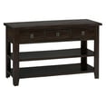 thumbnail image 3 of Jofran Kona Grove 50" Distressed Rustic Solid Acacia Sofa Table, 3 of 4