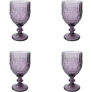 TableTop King Colored Wine Glasses Set of 6 - Colorful Stem Wine Glasses 10  Oz - Purple Nuance Cute …See more TableTop King Colored Wine Glasses Set