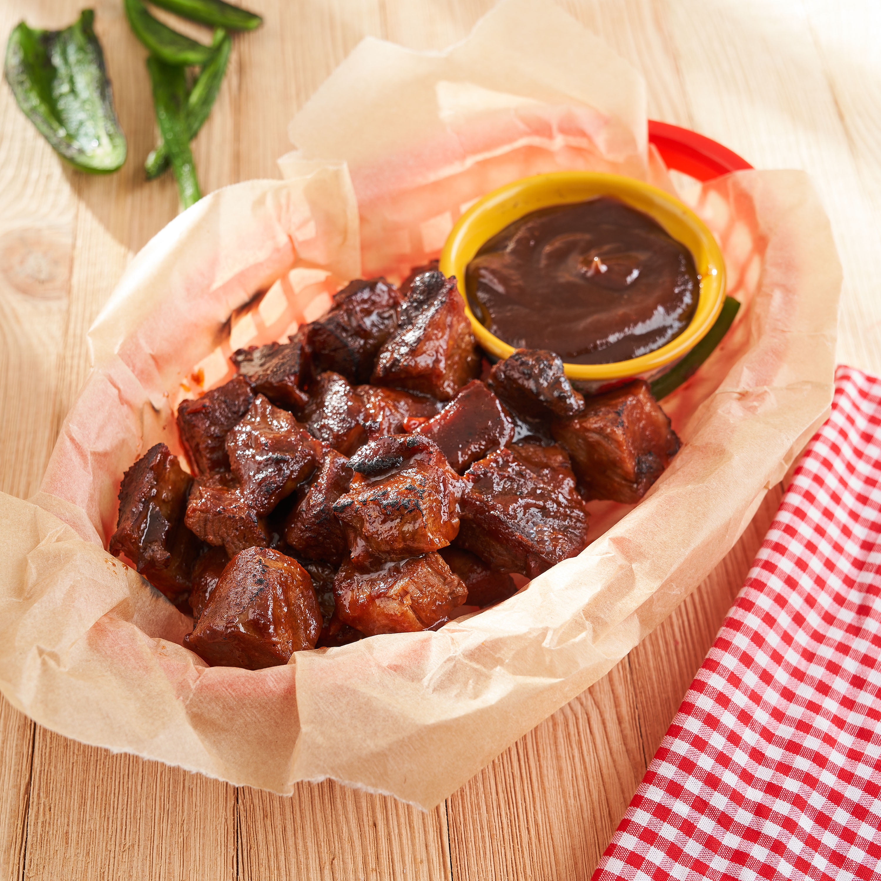 (4 pack) Marketside Ready to Heat BBQ Beef Brisket Burnt Ends Packaged Meal, 16 oz (Refrigerated)