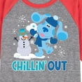 thumbnail image 3 of Blue's Clues & You! - Chillin With My Snowmies - Toddler And Youth Raglan Graphic T-Shirt, 3 of 6
