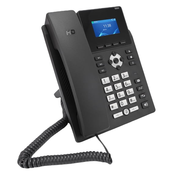 Wifi WiFi IP Phone VoIP Accounts 3.5 Inch Color Display 2.4G and 5G Dual Band Dual Port Gigabit Ethernet Desktop Business Media Phone