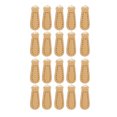 thumbnail image 1 of 20 piezas Tiradores de cremallera Sincero cuero genuino color dorado beige, 1 of 10