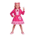thumbnail image 6 of MIRUXO Pink Princess Dress Rise Red Cosplay Costume Dress Set, Heart Print Sleeveless Outfit with Crop Jacket 2 Pcs for Halloween, 6 of 9
