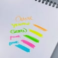 thumbnail image 6 of Pentel Twin Checker Dual-Tip Highlighter, Chisel Tip, Assorted Colors (GF/Gk/GP/GS), 4-PK (SLW8BP4M), 6 of 7