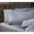 thumbnail image 3 of Home Reflections 1000TC Cotton Blend Sheet Set w/ Extra Cases Twin XL Sea Mist, 3 of 3