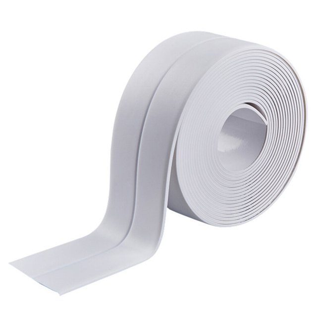 1 Roll Selfadhesive Caulk Tape Bathroom Caulk Sealing Tape Bath Sealant Strip