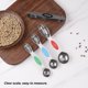 thumbnail image 3 of Cucharas de medición de mano Pastel seco Set de acero inoxidable Sistema de panadería Cocinero de cocina para niños Adultos Cocina Accesorios de herramientas de aceite de cocina 8 piezas, colorido Irene Inevent HA009706-04, 3 of 6