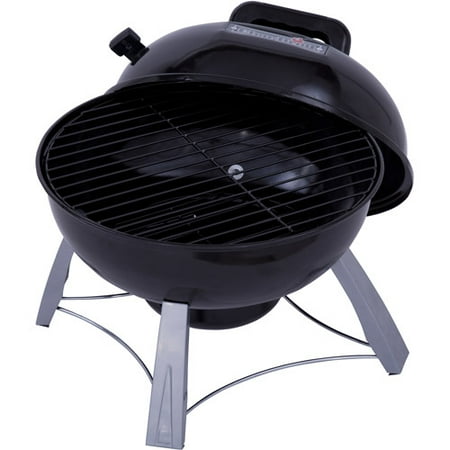 Char-Broil 14&#34; Portable Kettle Charcoal Grill Black Model 13301719: Outdoor BBQ, Compact, Weather-Resistant