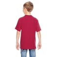 thumbnail image 4 of Hanes Nano-T Kids` T-Shirt, M, Deep Red, 4 of 4