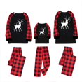 thumbnail image 1 of Pijama de manga larga con estampado navideño, conjunto de dos piezas para padres e hijos, ropa para el hogar, conjunto de pantalones navideñosNiños de 3 a 90 años19 modelos, 1 of 2