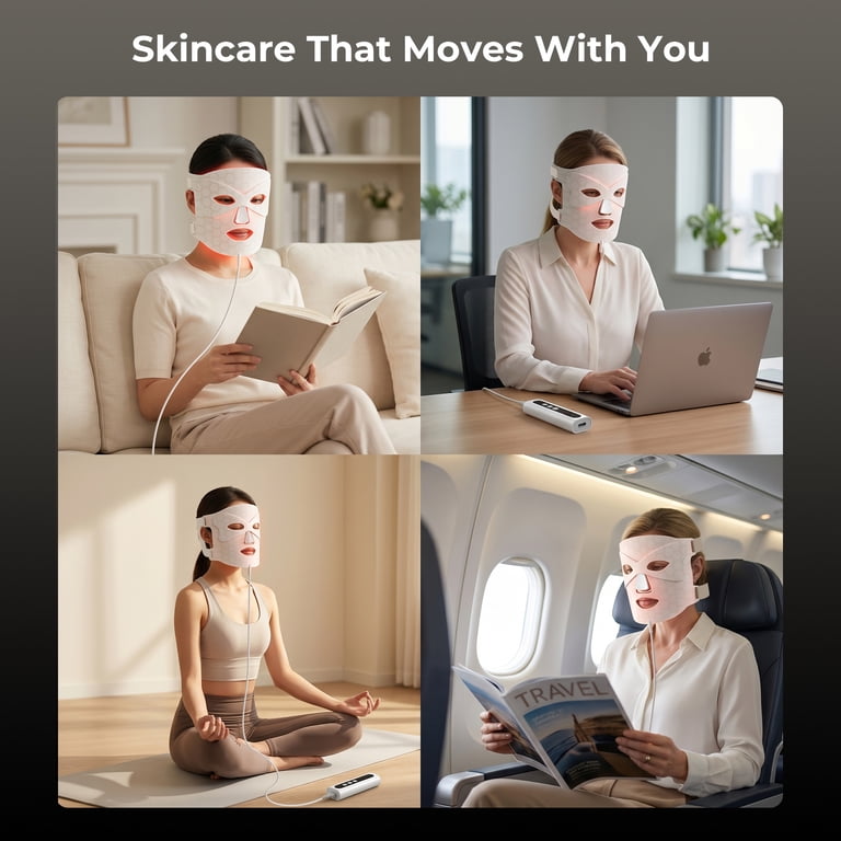 RACCOMB Red Light Therapy Mask for Face, 3-Mode photo 7