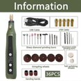 thumbnail image 4 of 5 Variable Speed Mini Rotary Tool Kit with, Charging Power Rotary Tool for Engraving, Sanding, Polishing, Carving, Cutting, DIY Crafts, 4 of 5