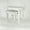 White, variant on Wayborn JC002W 23 x 24 x 15.5 in. Nesting Table, 2 Piece - White