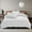 White#8, variant on All-Season Bedding Set - 4-Piece Washable Solid Color Bed Sheet Duvet Cover And Pillowcases