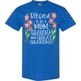 thumbnail image 3 of Inktastic Blessed to Be a Mom, Grandma, and Great Grandma Pink Flowers T-Shirt, 3 of 5
