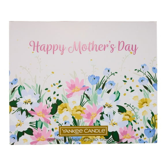 Yankee Candle Signature Votive Mini Candle Jars, Mother's Day Variety Pack, Natural Soy Wax Blend Candle with Natural Fiber Wick, 1.3 OZ Glass Jar, (Pack of 12)