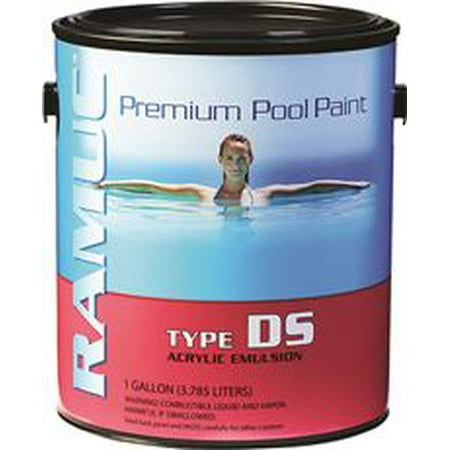 Pool Paint Water Based Acrylic Blue Gallon (Best Water Based Satinwood Paint)