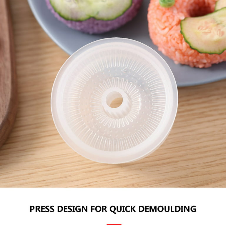 Rice Ball Donut Shape Plastic Non-stick Sushi Maker Set DIY S imple Rice  Ball 