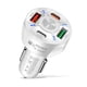 thumbnail image 1 of 4 puertos dual USB Type-C 20W Cargador de coche Carga rápida automática para teléfono móvil FLhrweasw  El nuevo, 1 of 8
