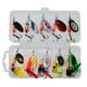 thumbnail image 4 of 10 piezas Señuelos de pesca Sharpla Spinnerbait metal duro cebos salmón Bas Estilo F, 4 of 8