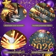 thumbnail image 4 of Golden Lettering Happy New Year Banner Firework Design 2026 Display Christmas Ornaments Pine Branches New Year Backdrop for New Year Party Holiday Celebration Indoor Decoration, 4 of 9
