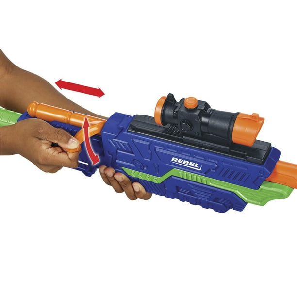Adventure Force Rebel Foam Dart Blaster Set, Bolt-Action Clip-Fed