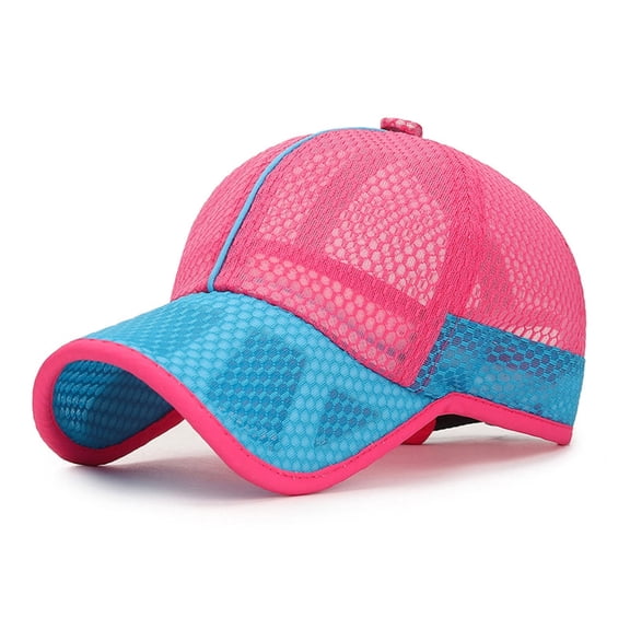 Workout Hats for Men Breathable Lightweight Mesh Baseball Cap for Kids Adjustable Sun Hat Sports Outdoor Activities