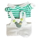 thumbnail image 3 of Ropa de pato de peluche de 15 cm, ropa de animales de peluche de pato, ropa suave de moda para niñas y niños, bricolaje Verde, 3 of 9