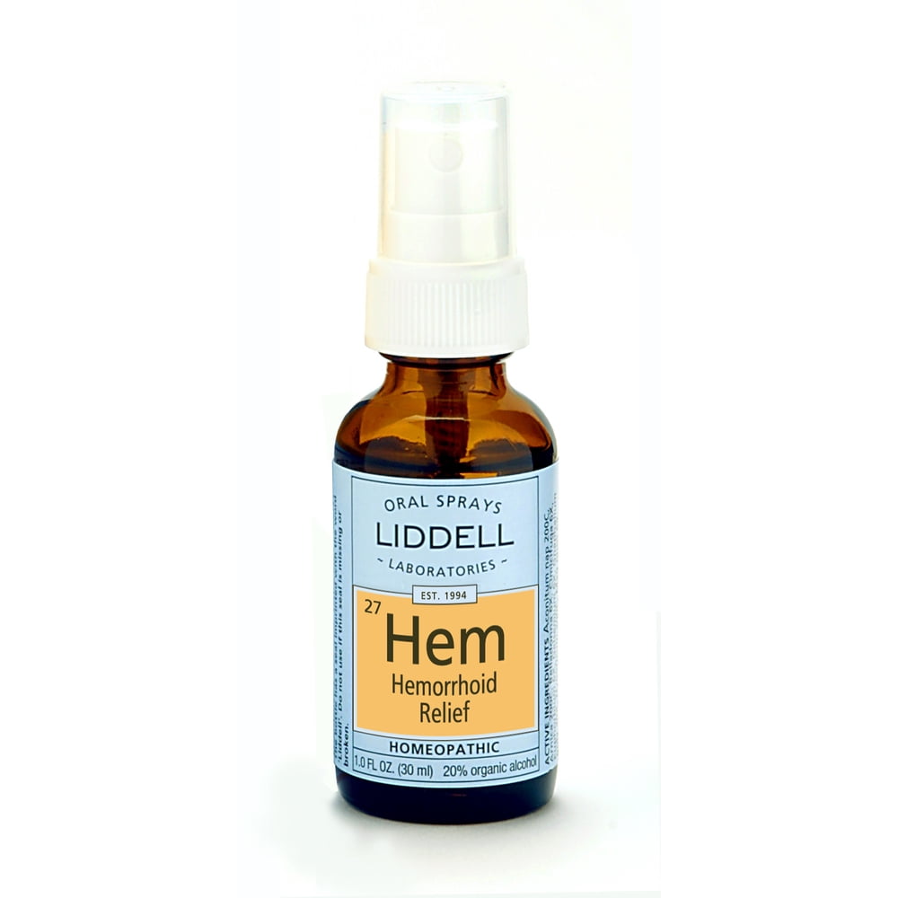 Liddell Homeopathic Hemorrhoid Relief Hem Oral Spray 1 oz