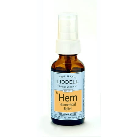 Liddell Homeopathic Hemorrhoid Relief - Hem - Oral Spray - 1 oz