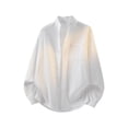 thumbnail image 1 of Ceisia Men's Oversize Gradient Stand-Collar Long-Sleeve Shirt Jacket for All-Season Casual Gift, 1 of 8