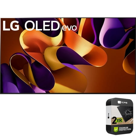 LG OLED77G4WUA 77 Inch OLED evo G4 Series Smart TV 4K HDR (2024) Bundle with 2 Year Enhanced Protection Pack