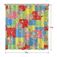 thumbnail image 5 of Pioneer Flower Floral Print Pattern Shower Curtain 72"x72", Bathroom Decorative Shower Curtain Set with 12 Hooks, Waterproof Washable, 5 of 6