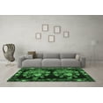 thumbnail image 3 of Ahgly Company Indoor Square Medallion Emerald Green French Area Rugs, 7' Square, 3 of 4