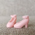 thumbnail image 3 of Zapatos de Muñeca Hugo Rosa 1/6 Tacón Alto para Blythe, 3 of 9