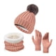thumbnail image 4 of Gorro Bufanda Guantes Salvador para acampar deportes al aire libre Rosa, 4 of 9