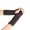 Dark Gray, variant on Women Cable Knit Fingerless Gloves Winter Short Half Finger Wrist Warmers Thermal Knit Arm Cuffs for Cold Weather Daily Use