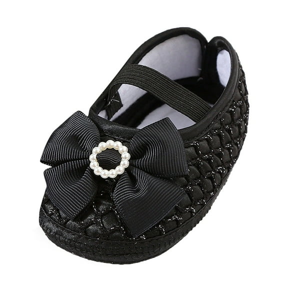 Otqutp Children Summer Sneakers Baby Shoes Fashion Soft Sole Toddler Shoes Pearl Dress Flower Princess Shoes Crib Shoes Shoes