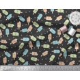 thumbnail image 3 of Soimoi Cotton Voile Fabric Text & Peanut Butter Food Print Sewing Fabric Yard 42 Inch Wide, 3 of 3