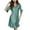 Green, variant on ChaoHeng Dresses for Women under $10 Free Shipping Summer Dresses for Women Plus Size Fashion Women's Short Sleeve V-Neck Dress