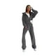 thumbnail image 4 of Conjunto de chándal de terciopelo para mujer, sudadera de 2 piezas, pantalones de chándal, sudadera con capucha y cremallera completa, sudadera con bolsillo, ropa deportiva informal de otoño, 4 of 5