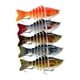 thumbnail image 5 of Kit de 5 señuelos de pesca, señuelos de natación multiarticulados, aparejos de pesca para al aire libre, señuelos artificiales con anzuelos trip, 5 of 9