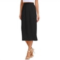 thumbnail image 2 of BUWTTER Womens Skirts Trendy Maxi Below Knee Lace Hollow Loose Fit High Waist Pull On Comfortable Spring Summer Fall Black Skirt XXL, 2 of 5