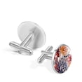 thumbnail image 3 of Ink Plant Men's Stainless Steel Cufflinks for Dress Shirts - Versatile Style for Any Occasion, 3 of 6