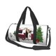 thumbnail image 1 of Fotbe Vintage Buffalo Plaid Christmas Camper Bolsa Deportiva de Lona Plegable con Estampado, Bolsa de Gimnasio con Bolsillo Seco/Húmedo, Bolsa de Viaje Ultraligera de Gran Capacidad, 1 of 6